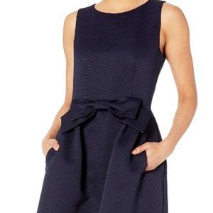 Tahari Navy 99drm128drs Cocktail Dress